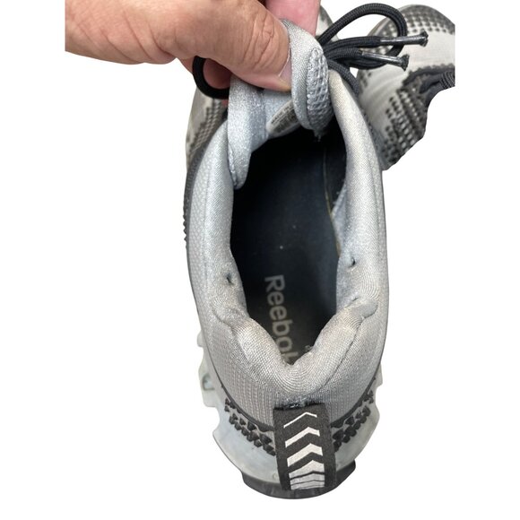 Reebok Zig Tech 2.0  Mens gray black running shoes sneakers size 12 SKU 9281 - Picture 8 of 14